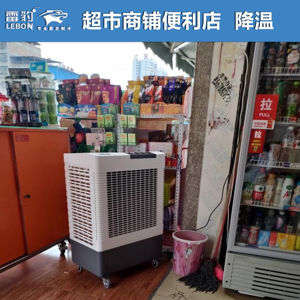 超市商鋪便利店 通風降溫制冷 雷豹冷風機MFC6000